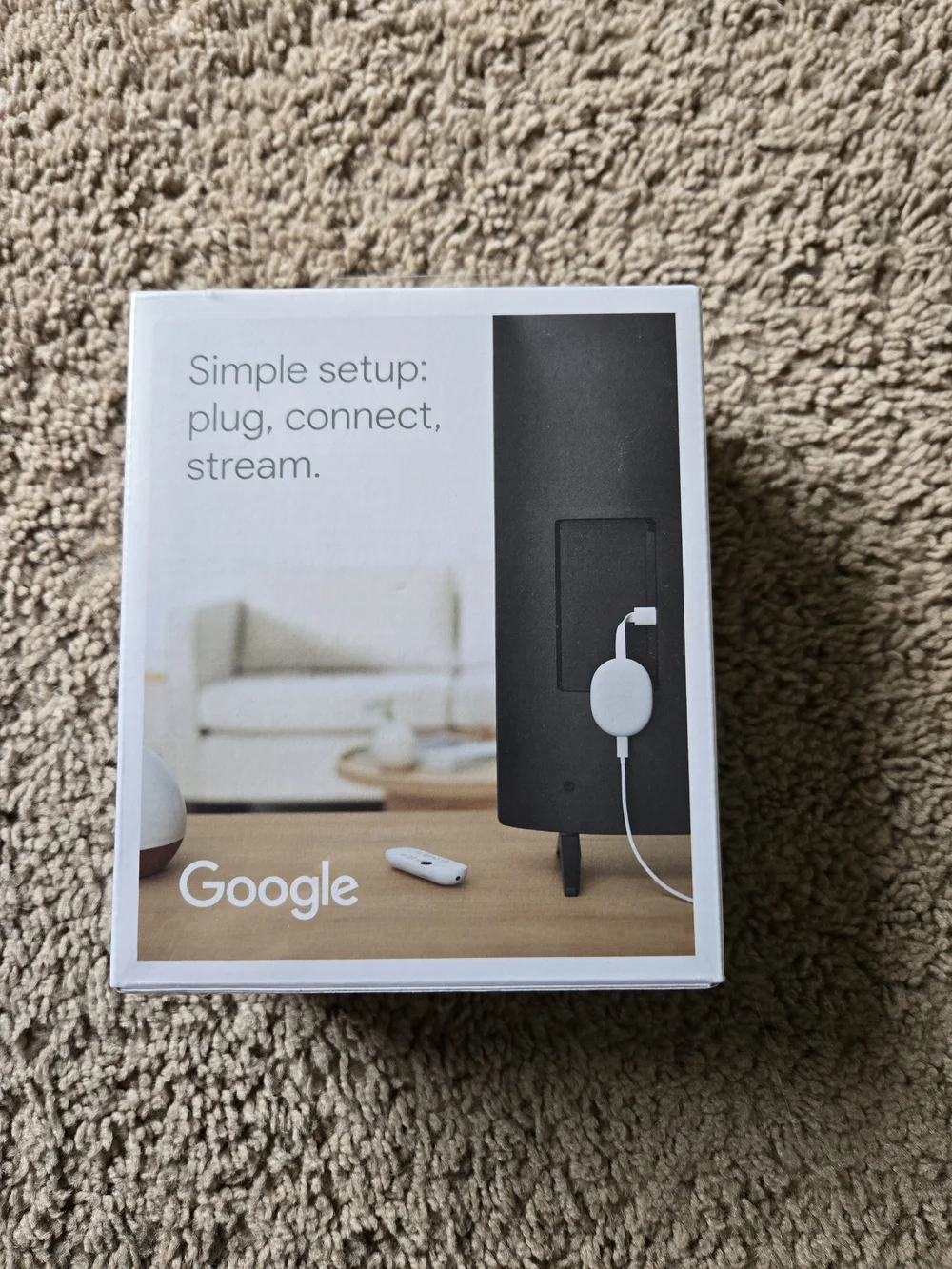 Google Chromecast with Google TV - Snow
